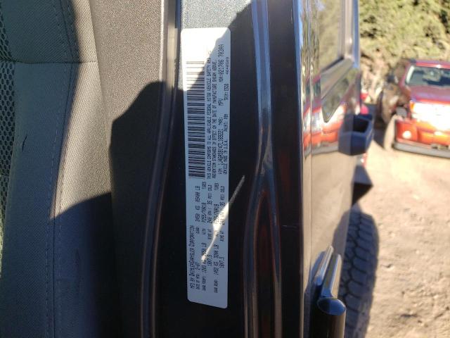 1J4GA59147L169221 - 2007 JEEP WRANGLER S BLACK photo 10