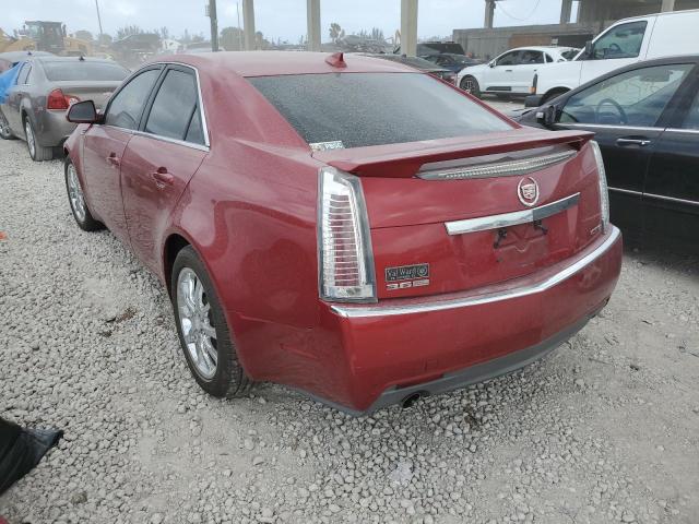 1G6DU57V190150431 - 2009 CADILLAC CTS HI FEA RED photo 3