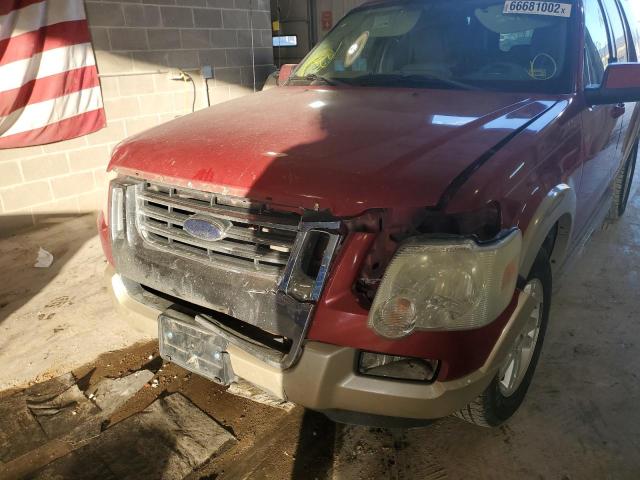 1FMEU7EE9AUA88172 - 2010 FORD EXPLORER E RED photo 9