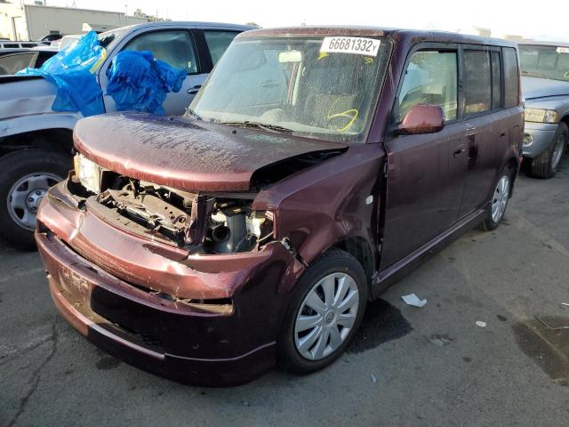 JTLKT334X40136355 - 2004 TOYOTA SCION XB ბურგუნდია ფოტო 2