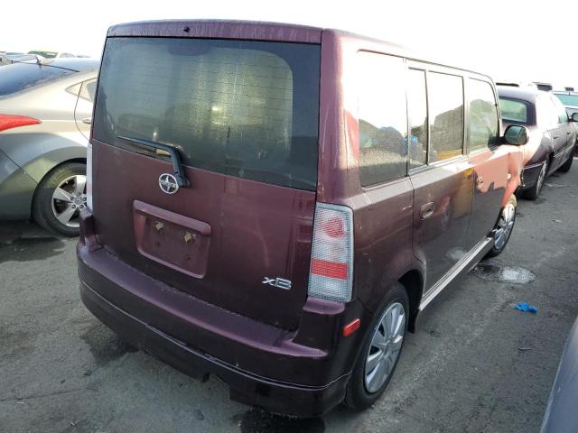 JTLKT334X40136355 - 2004 TOYOTA SCION XB ბურგუნდია ფოტო 3