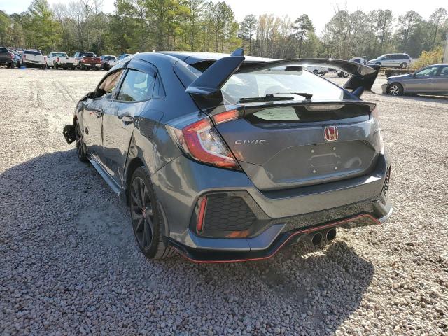 SHHFK7H40KU202117 - 2019 HONDA CIVIC SPOR GRAY photo 3