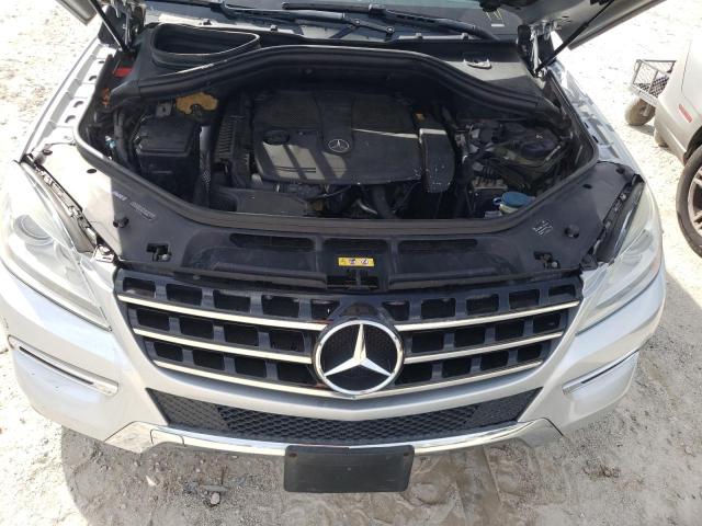 4JGDA5HB7CA017468 - 2012 MERCEDES-BENZ ML 350 4MA SILVER photo 11