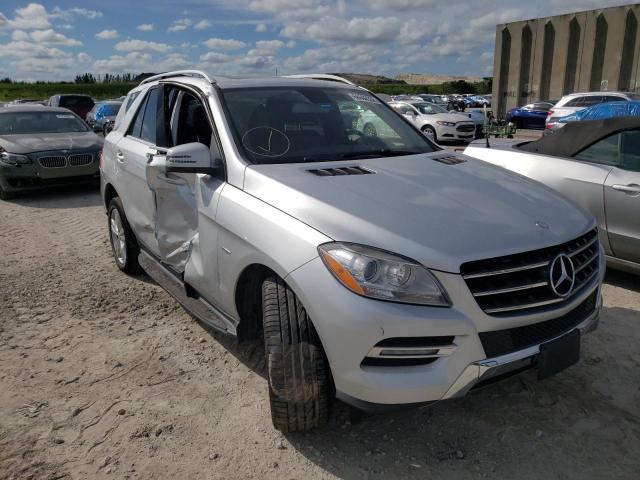 4JGDA5HB7CA017468 - 2012 MERCEDES-BENZ ML 350 4MA SILVER photo 4