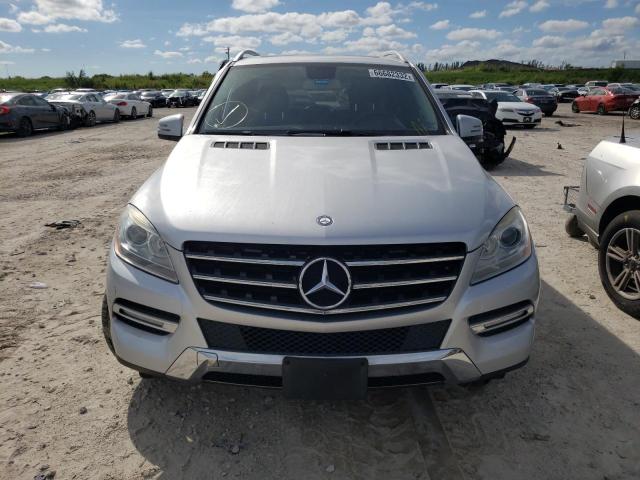 4JGDA5HB7CA017468 - 2012 MERCEDES-BENZ ML 350 4MA SILVER photo 5