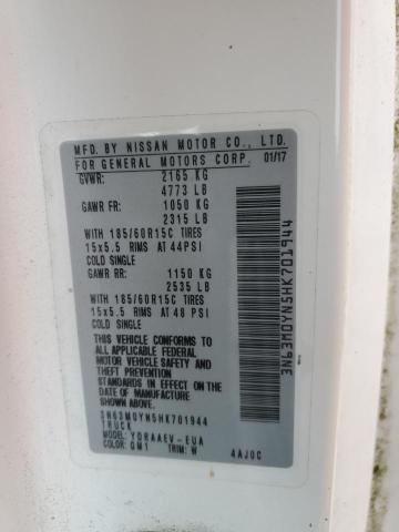 3N63M0YN5HK701944 - 2017 CHEVROLET CITY EXPRE 白色 照片 14