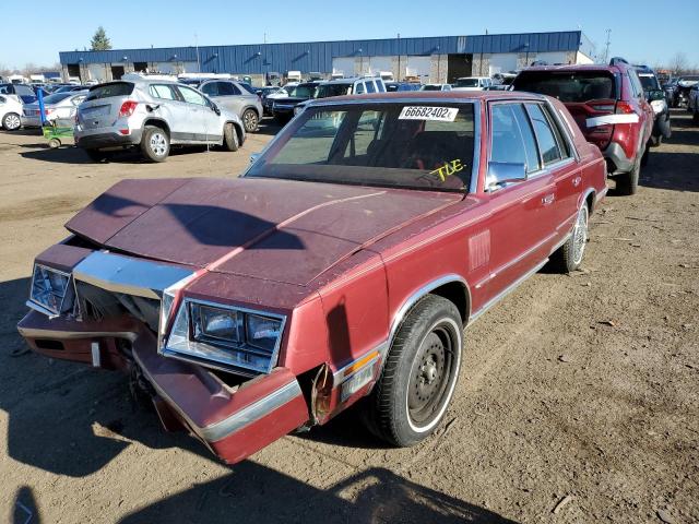 1C3BT56G2FC300944 - 1985 CHRYSLER NEW YORKER 勃艮第红 照片 2