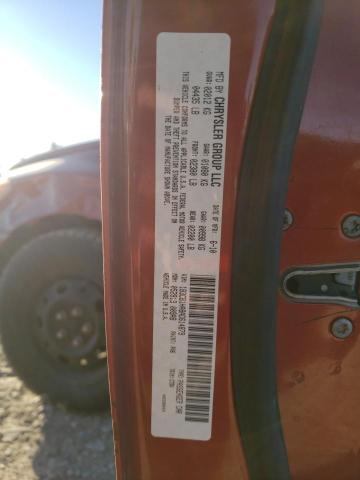 1B3CB1HA8AD614879 - 2010 DODGE CALIBER EX ORANGE photo 10