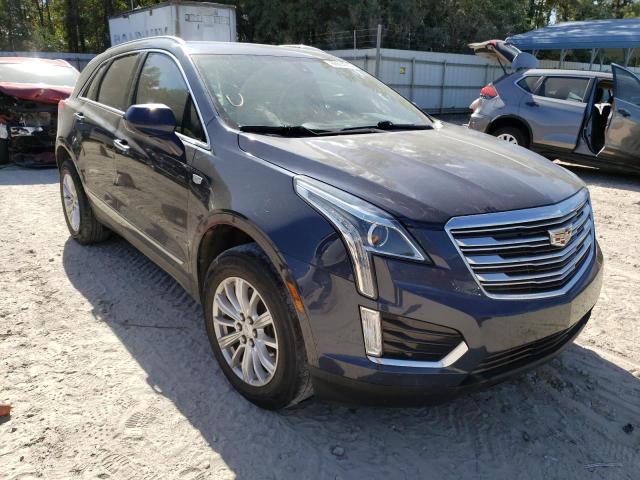 1GYKNARS8JZ133097 - 2018 CADILLAC XT5 BLUE photo 1