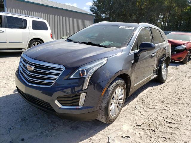 1GYKNARS8JZ133097 - 2018 CADILLAC XT5 BLUE photo 2