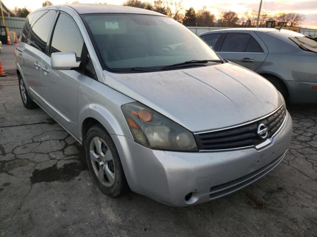 5N1BV28U38N111875 - 2008 NISSAN QUEST S SILVER photo 1