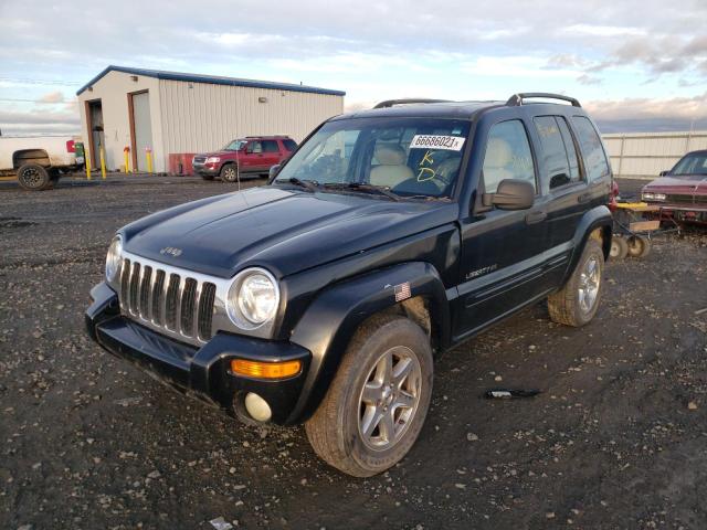 1J8GK58K63W531693 - 2003 JEEP LIBERTY LI BLACK photo 2