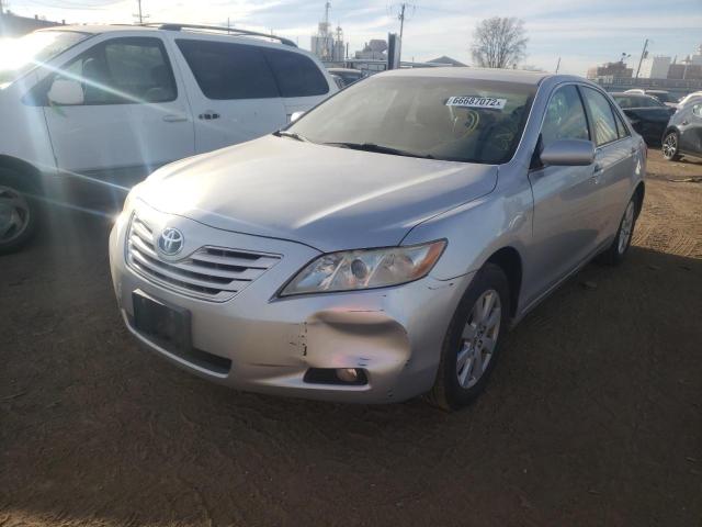 JTNBE46K573030190 - 2007 TOYOTA CAMRY SILVER photo 2