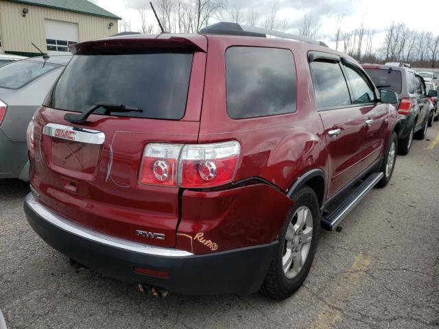 1GKLVKED0AJ213049 - 2010 GMC ACADIA SL RED photo 4