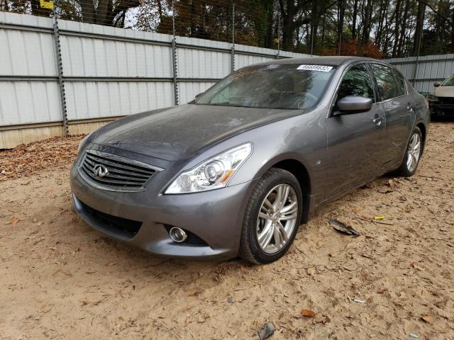 JN1CV6AP9FM503754 - 2015 INFINITI Q40 GRAY photo 2