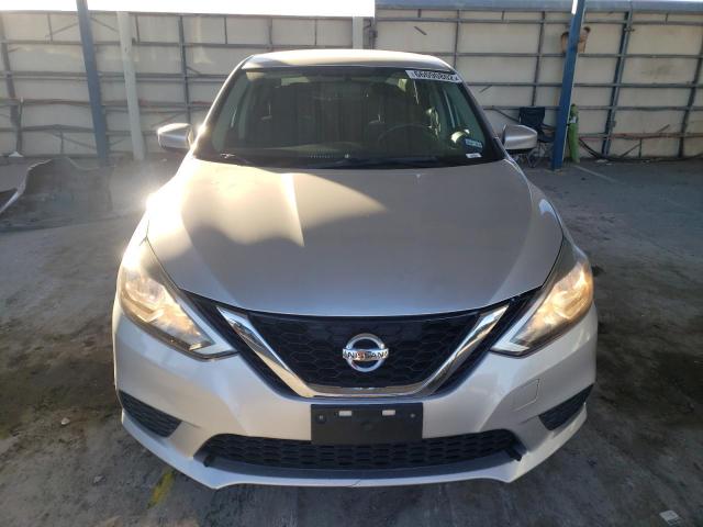 3N1AB7APXHY245797 - 2017 NISSAN SENTRA SILVER photo 5