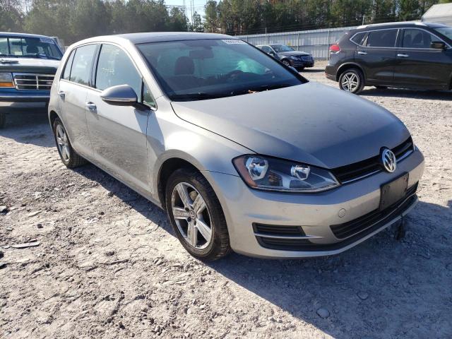 3VW217AU1HM****** - 2017 VOLKSWAGEN GOLF S GRAY photo 1