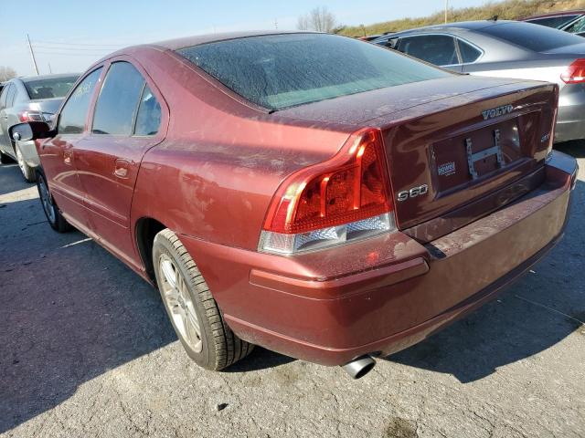 YV1RS592182683033 - 2008 VOLVO S60 2.5T RED photo 2