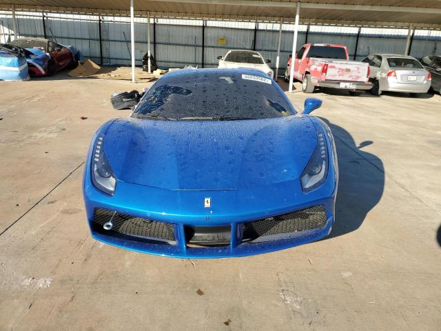 ZFF80AMA6G0219374 - 2016 FERRARI 488 SPIDER BLUE photo 5