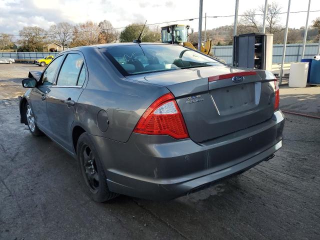 3FAHP0HA2AR294391 - 2010 FORD FUSION SE GRAY photo 3