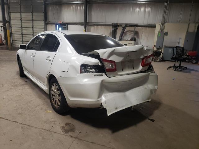 4A32B2FF4AE006931 - 2010 MITSUBISHI GALANT ES WHITE photo 3