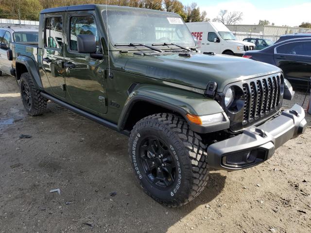 1C6HJTAG0NL134615 - 2022 JEEP GLADIATOR GREEN photo 4