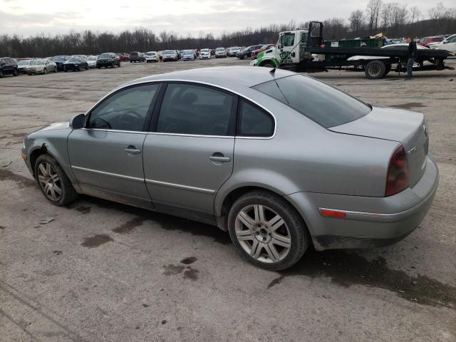 WVWAE63B55E028098 - 2005 VOLKSWAGEN PASSAT GLS GRAY photo 2