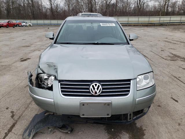 WVWAE63B55E028098 - 2005 VOLKSWAGEN PASSAT GLS GRAY photo 5