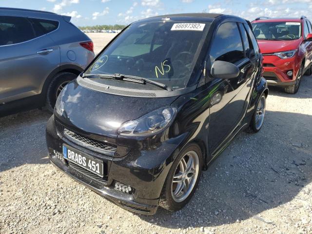 WMEEK31XX9K281515 - 2009 SMART FORTWO PAS 黑色 照片 2