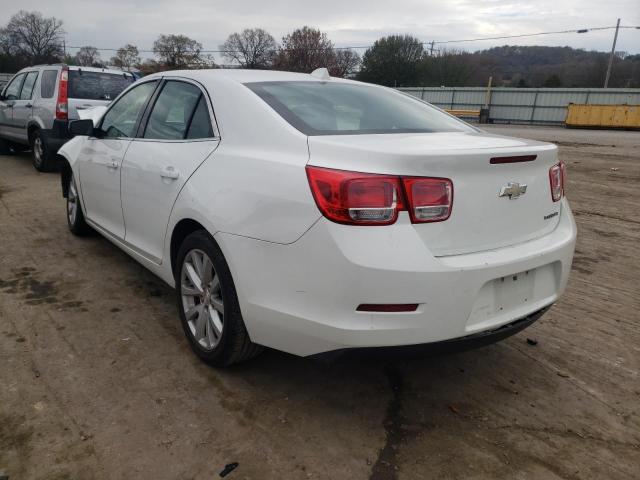 1G11E5SAXDF133577 - 2013 CHEVROLET MALIBU WHITE photo 3