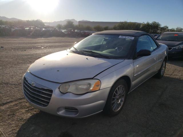 1C3EL45X25N656208 - 2005 CHRYSLER SEBRING SILVER photo 2