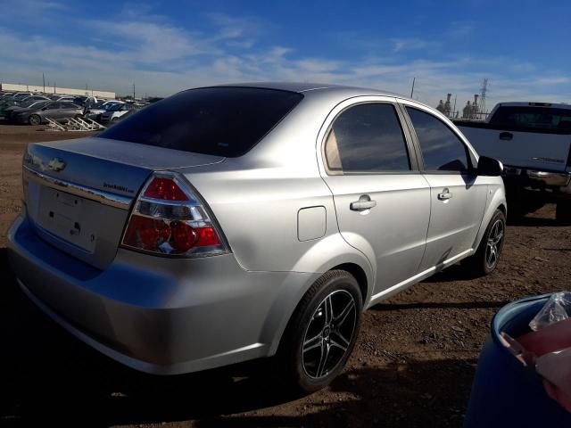 KL1TD56688B002001 - 2008 CHEVROLET AVEO BASE SILVER photo 4