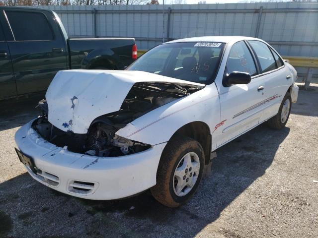 1G1JC524527434846 - 2002 CHEVROLET CAVALIER B WHITE photo 2