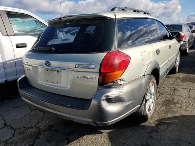 4S4BP61C557380124 - 2005 SUBARU OUTBACK CREAM photo 4