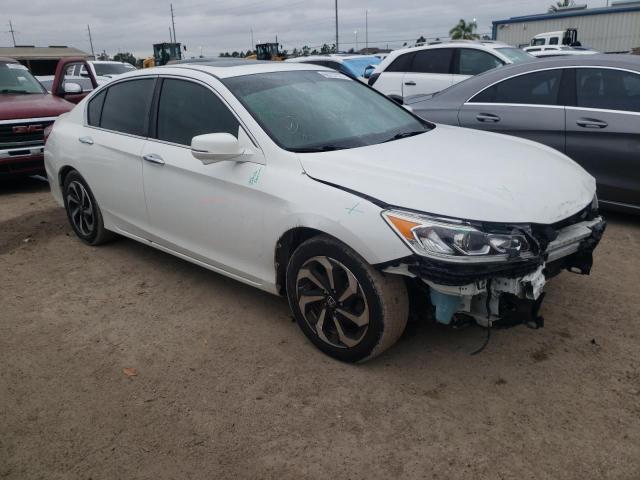 1HGCR2F88HA091876 - 2017 HONDA ACCORD EXL WHITE photo 1