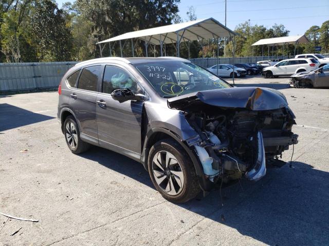 5J6RM3H94GL013997 - 2016 HONDA CR-V TOURI GRAY photo 1