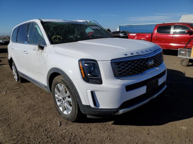 5XYP2DHC8MG122782 - 2021 KIA TELLURIDE WHITE photo 1