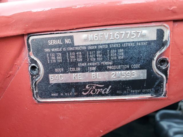 M6FV167757 - 1956 FORD FAIRLANE PINK photo 12