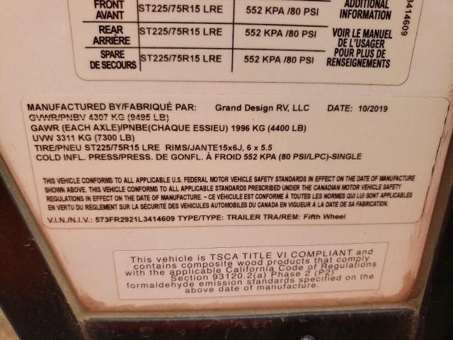 573FR2921L3414609 - 2020 GRAN REFLECTION CREAM photo 10