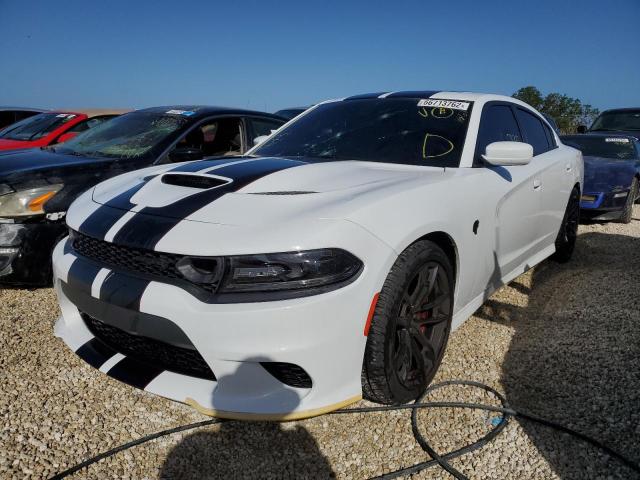 2C3CDXL93KH710226 - 2019 DODGE CHARGER SR WHITE photo 2