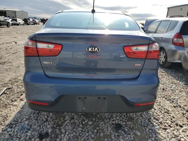 KNADM4A31G6646920 - 2016 KIA RIO LX BLUE photo 6