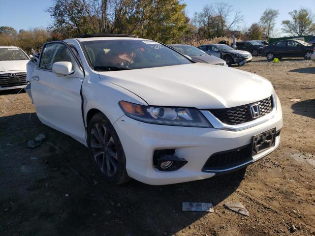 1HGCT2B89EA002111 - 2014 HONDA ACCORD EXL WHITE photo 1