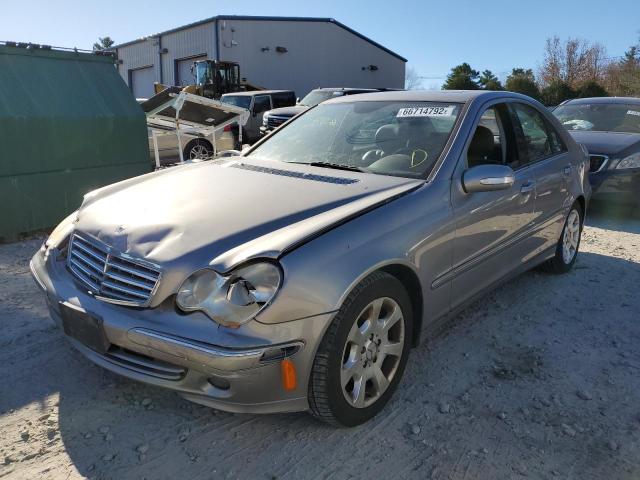 WDBRF92H96F793364 - 2006 MERCEDES-BENZ C 280 4MAT SILVER photo 2