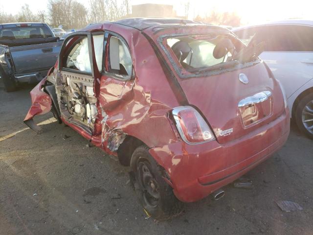 3C3CFFAR2DT543911 - 2013 FIAT 500 POP RED photo 3