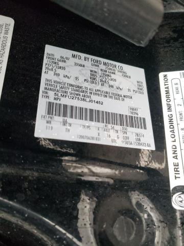 5LMFU27538LJ01452 - 2008 LINCOLN NAVIGATOR შავი ფოტო 10