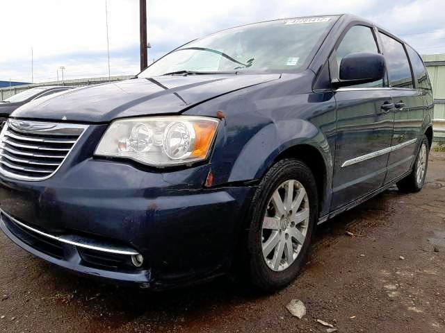 2C4RC1BG6DR707274 - 2013 CHRYSLER TOWN & COU BLUE photo 2