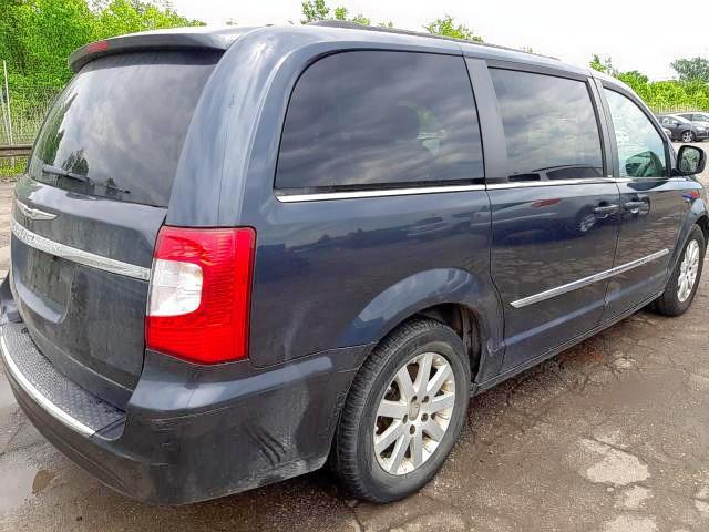 2C4RC1BG6DR707274 - 2013 CHRYSLER TOWN & COU BLUE photo 4