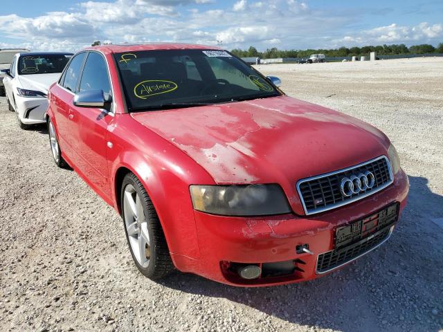 WAUPL68E74A284569 - 2004 AUDI S4 RED photo 1