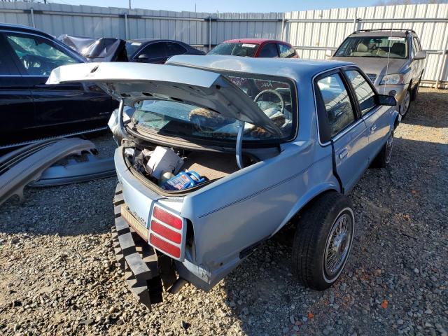 1G3AG55N5P6341189 - 1993 OLDSMOBILE CUTLASS CI 蓝色 照片 4