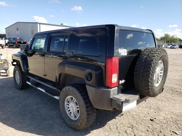 5GTEN13E988120499 - 2008 HUMMER H3 BLACK photo 3